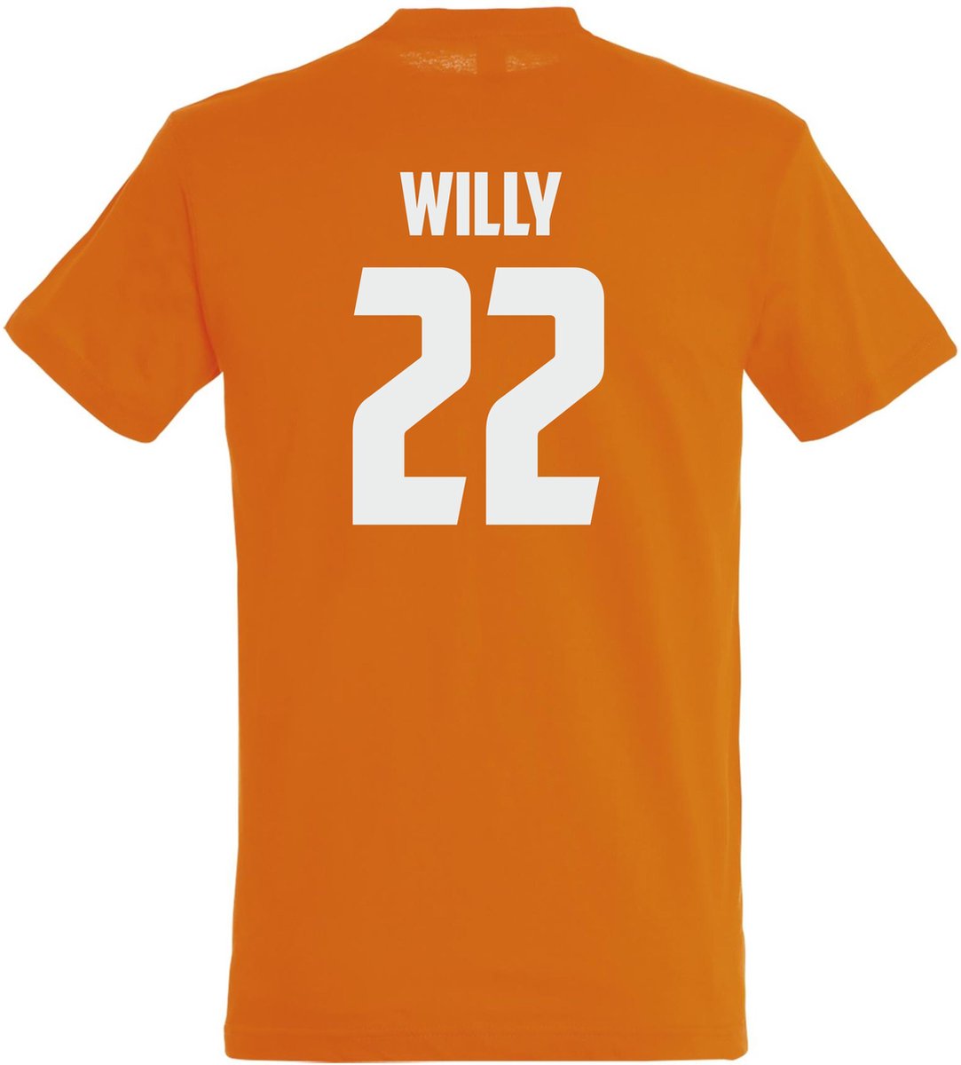 T-shirt Willy 22 | Koningsdag | oranje shirt | Koningsdag kleding | Oranje | maat 3XL